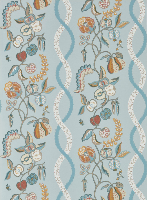 Sanderson Tapete Kitchen Garden - Mineral & Gooseberry