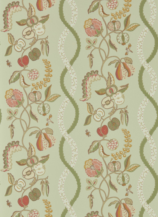 Sanderson Tapete Kitchen Garden - Olive & Russet