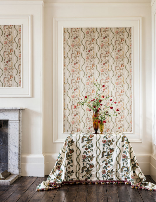 Sanderson Tapete Kitchen Garden - Olive & Russet