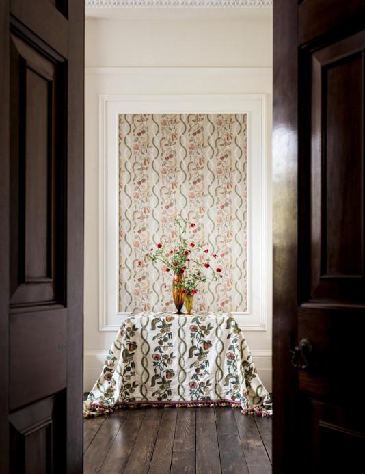 Sanderson Tapete Kitchen Garden - Olive & Russet