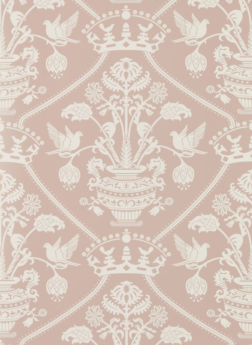 Sanderson Tapete Highgrove Damask - Rose