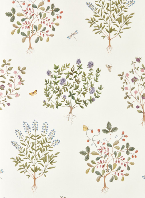 Sanderson Tapete Thyme Walk - Damson & Quince