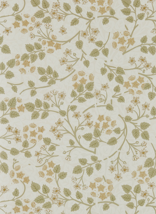 Sanderson Tapete Silver Lime - Lichen