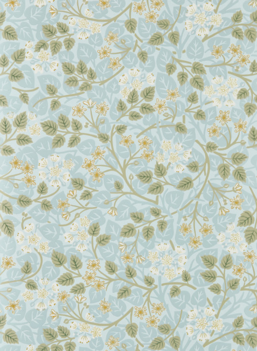Sanderson Tapete Silver Lime - Mineral/ Gooseberry