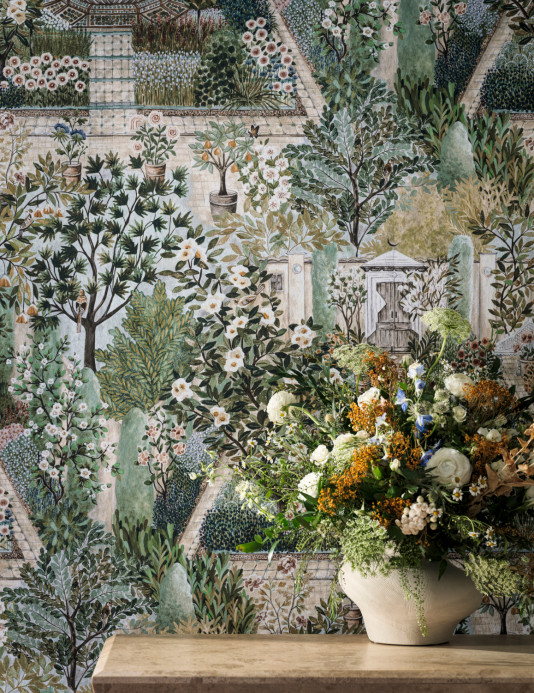 Sanderson Wallpaper Carpet Garden