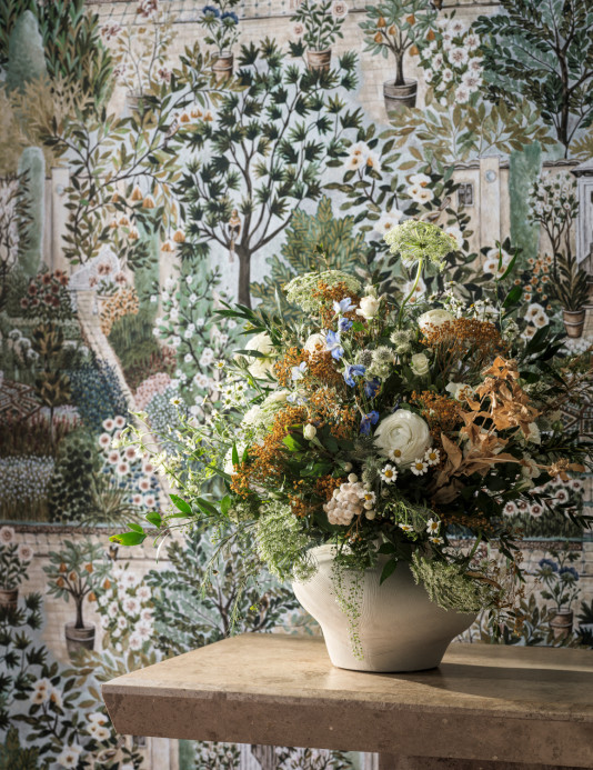 Sanderson Wallpaper Carpet Garden