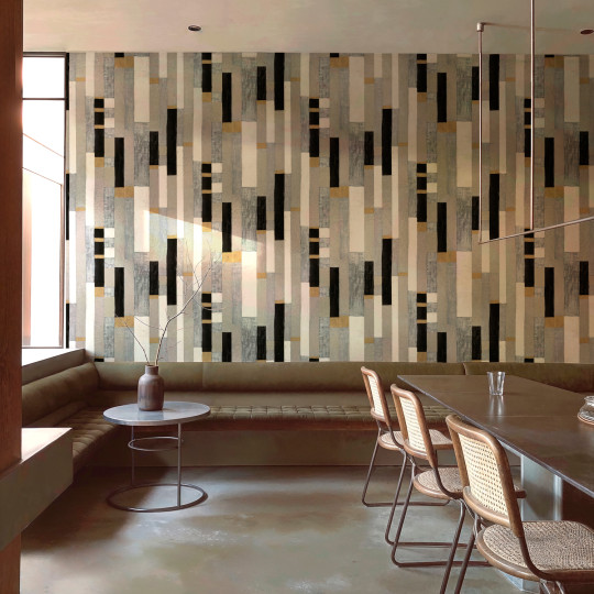 Coordonné Mural Klimt - Silver