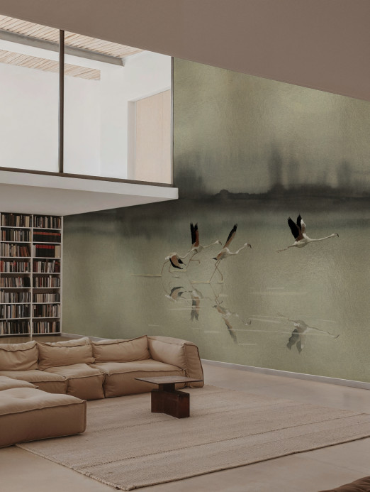 Coordonné Wandbild Doñana - Gold
