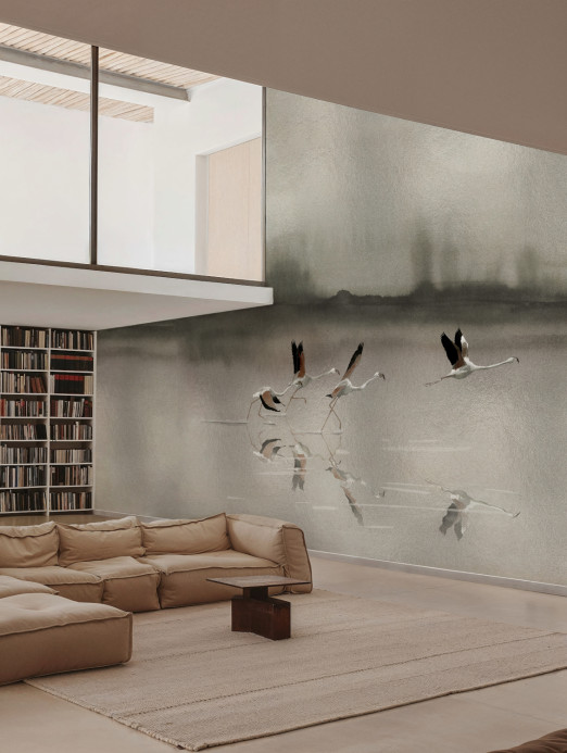 Coordonné Wandbild Doñana - Silver