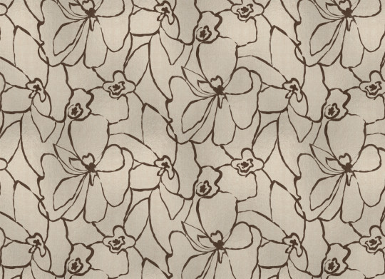 Coordonné Wandbild Blooming - Copper