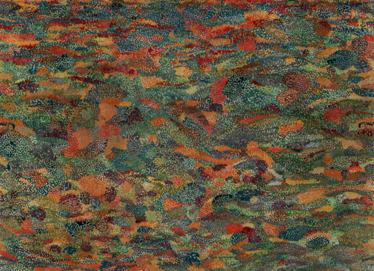 Coordonné Mural Petal Strewn - Copper