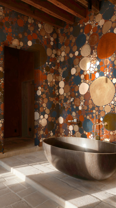 Coordonné Papier peint panoramique Big Bang - Silver