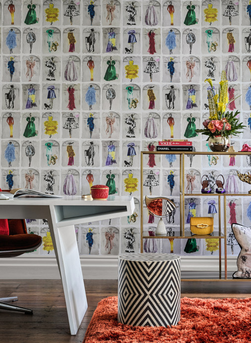 Cole & Son Carta da parati Couture Carousel with Windows