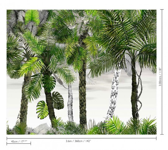 Digitales Wandbild Croisette von Christian Lacroix