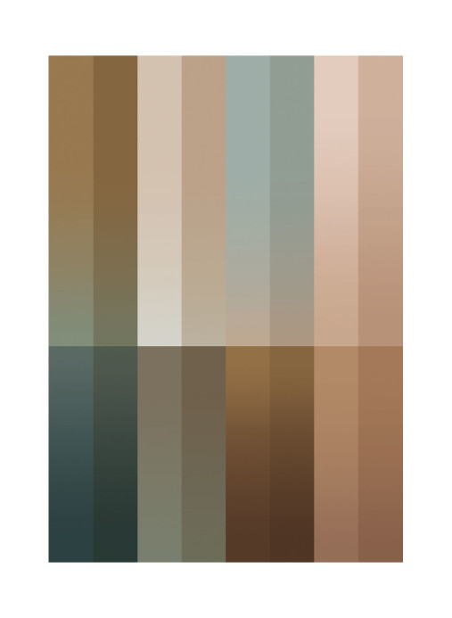 KEK Amsterdam Mural Gradient Stripes Uyterlinde - 195 cm