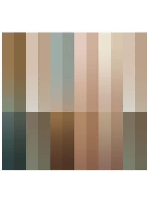 KEK Amsterdam Wandbild Gradient Stripes Uyterlinde - 292 cm