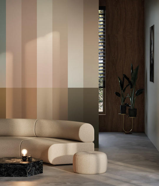 KEK Amsterdam Wandbild Gradient Stripes Uyterlinde - 292 cm