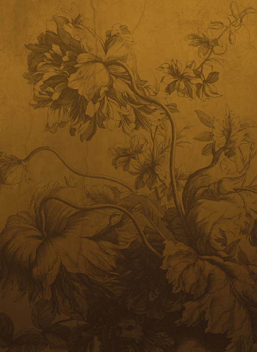 KEK Amsterdam Wandbild Gradient Flowers Uyterlinde - Ocher 390 cm