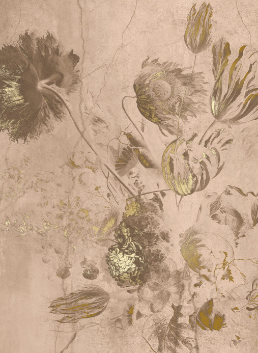 KEK Amsterdam Wandbild Fresco Flowers Uyterlinde - Nude 195 cm