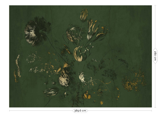 KEK Amsterdam Wandbild Fresco Flowers Uyterlinde