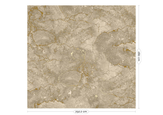 KEK Amsterdam Wandbild Marble Beige Uyterlinde - 292 cm