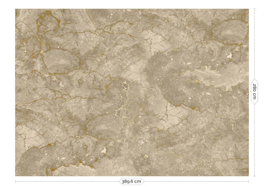 KEK Amsterdam Wandbild Marble Beige Uyterlinde - 390 cm