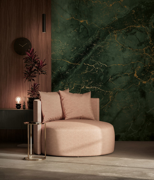 KEK Amsterdam Wandbild Marble Green Uyterlinde - 195 cm