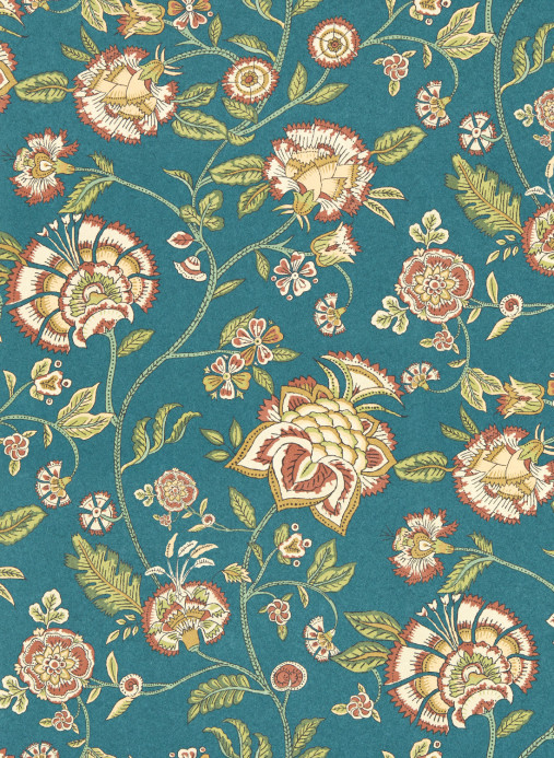 Clarke & Clarke Tapete Barmeri - Spice Teal