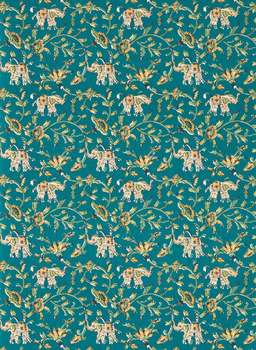 Clarke & Clarke Tapete Hathi - Teal