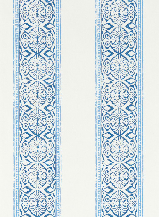 Clarke & Clarke Tapete Kalamkari - Cobalt