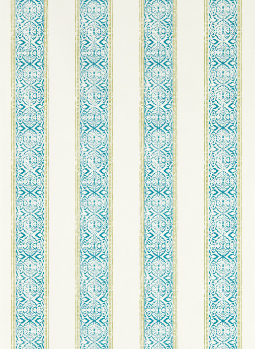 Clarke & Clarke Tapete Kalamkari - Teal
