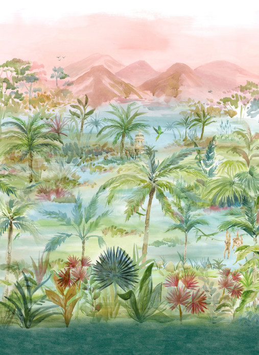 Clarke & Clarke Mural Kerala - Teal