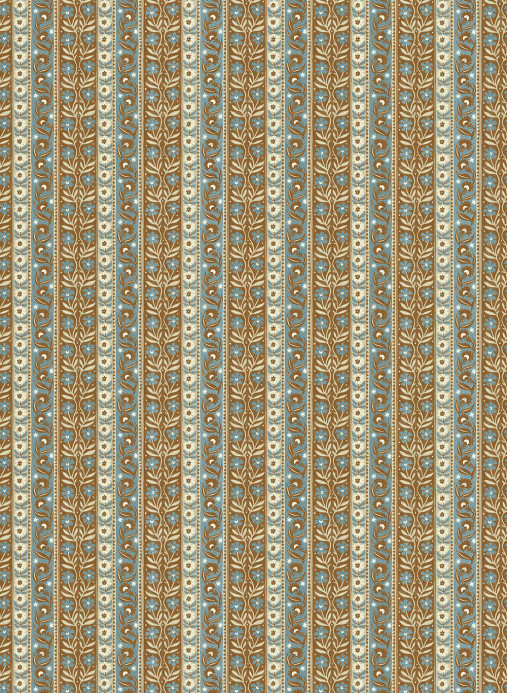 Josephine Munsey Tapete Arber Stripe - Brown and Blue