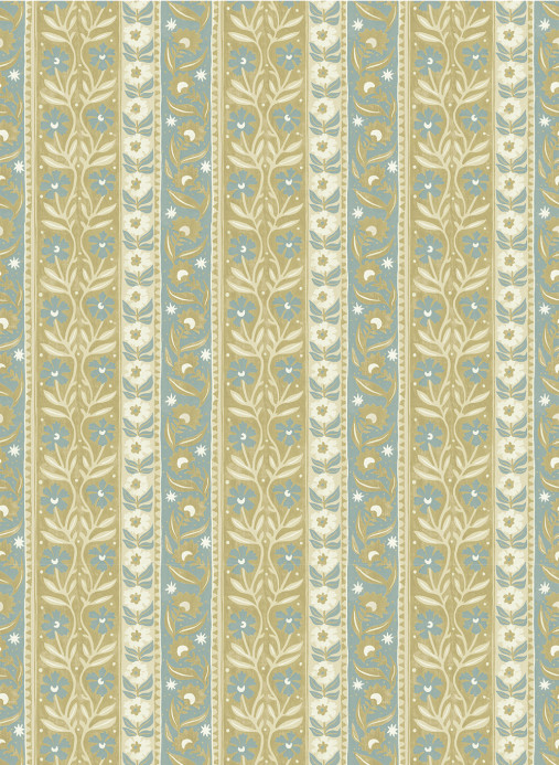 Josephine Munsey Tapete Arber Stripe - Yellow and Aqua