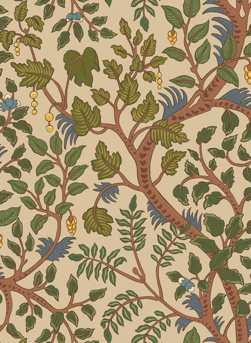 Josephine Munsey Tapete Brushwood - Green and Red