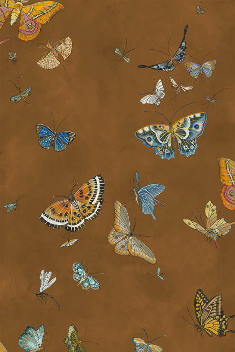 Josephine Munsey Tapete Butterflies - Brown