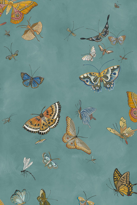 Josephine Munsey Tapete Butterflies - Celadon