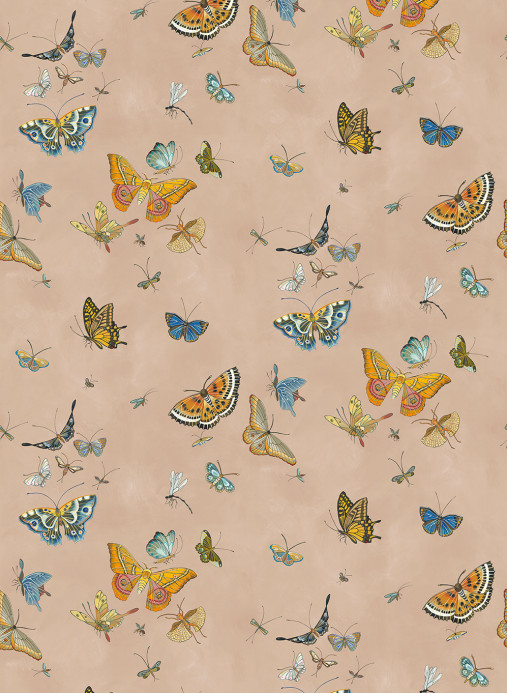 Josephine Munsey Tapete Butterflies - Plaster Pink