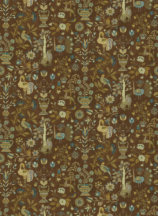 Josephine Munsey Tapete Fable Garden - Brown