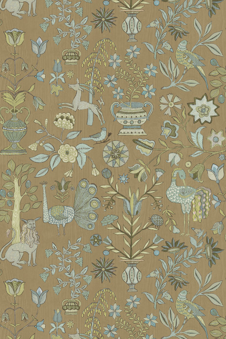Josephine Munsey Tapete Fable Garden - Stone