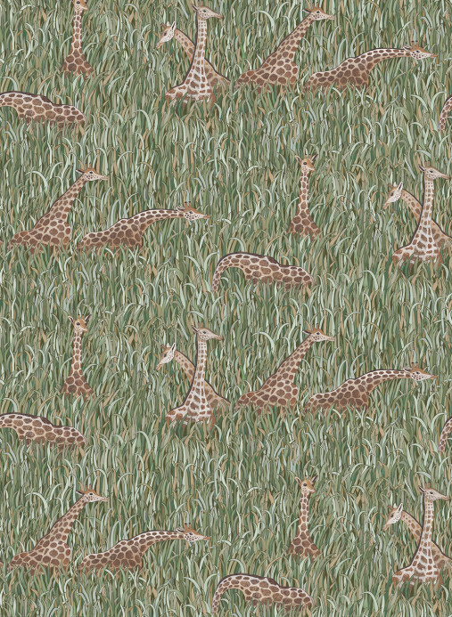 Josephine Munsey Tapete Giraffes - Green