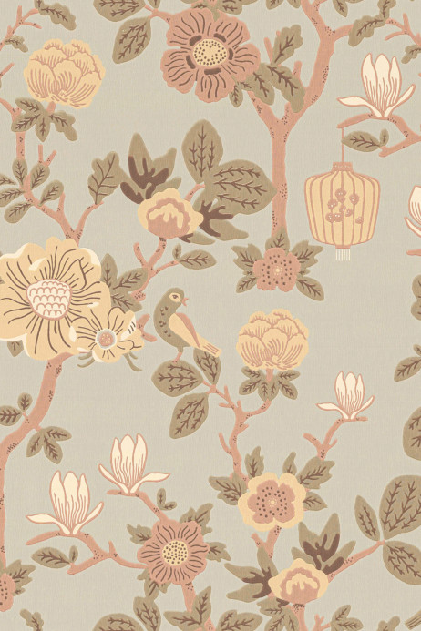 Majvillan Tapete Tokyo Tea - Whispering Blue