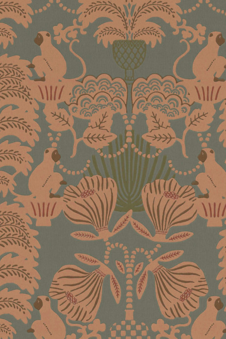 Majvillan Papier peint Hello Monkey - Rosemary Green