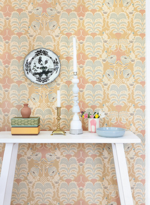 Majvillan Papier peint Hello Monkey