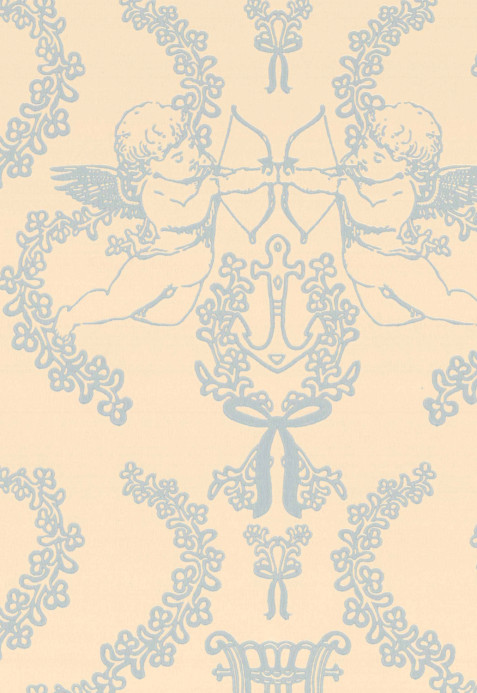 Majvillan Tapete Flame of Love - Heavenly Blue