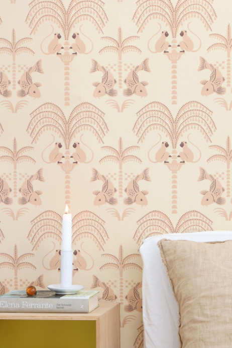 Majvillan Carta da parati Sunset Gold