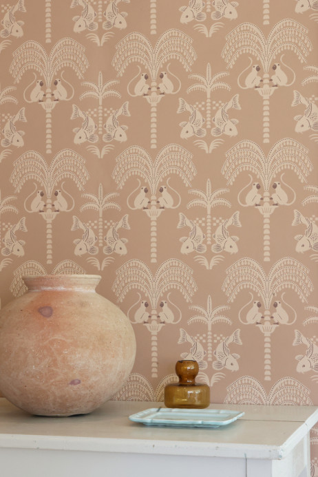 Majvillan Carta da parati Sunset Gold