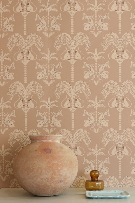 Majvillan Carta da parati Sunset Gold