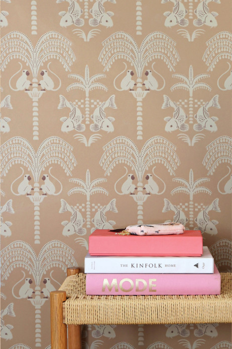 Majvillan Carta da parati Sunset Gold