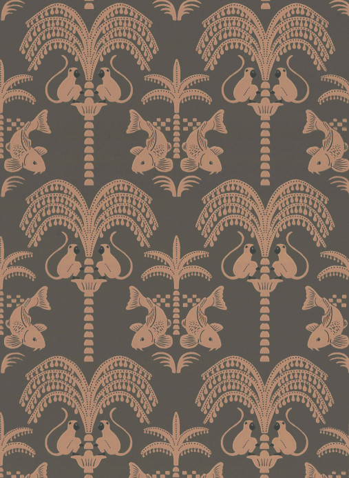 Majvillan Tapete Sunset Gold - Black Coffee